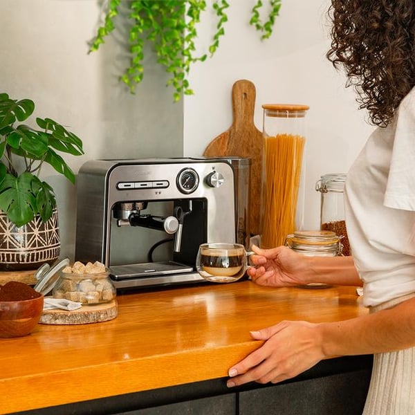 Miniatyrbillede 6 af 11: Cecotec Power Espresso 20 Square Pro Semi-auto Espressomaskine 1 L