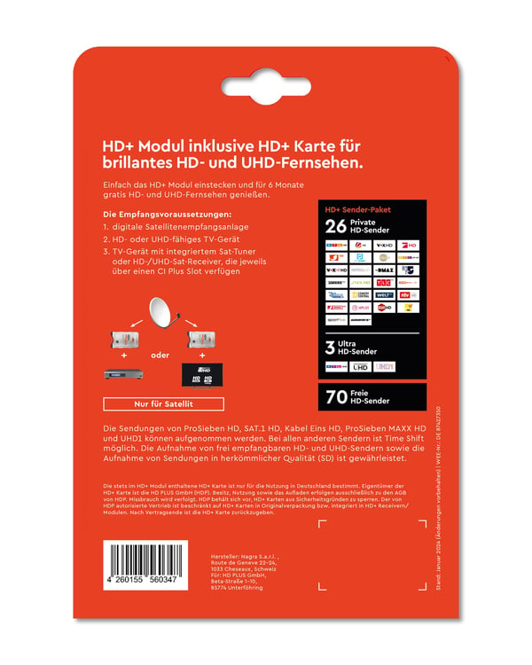 HD+ 22023 CA-modul (programkortshållare) HD+