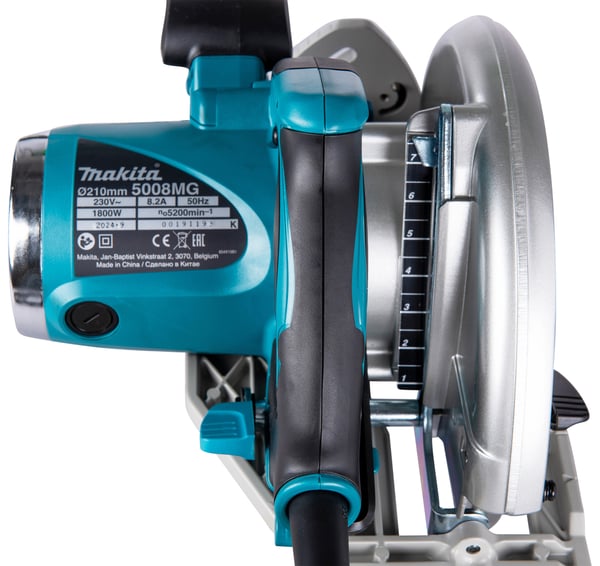Makita 5008MGJ bärbar cirkelsåg 21 cm Svart, Blå, Grå 5200 RPM 2300 W