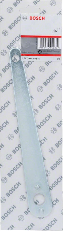 Bosch 1 607 950 048 tillbehör till rak minislipmaskin och minivinkelslipmaskin Skiftnyckel 1 styck