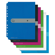Herlitz 11292943 folder Polypropylen (PP) Blå, Transparent A4