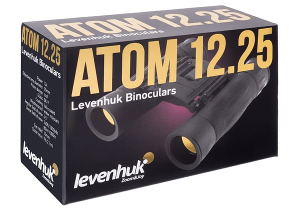 Levenhuk Atom 12x25 kiikari Katto Musta