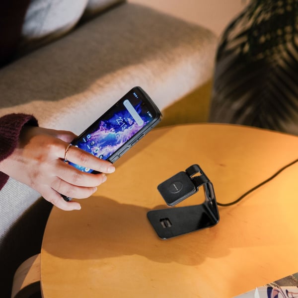 Crosscall X-DOCKe Smartphone Sort USB Trådløs opladning Hurtig opladning Indendørs