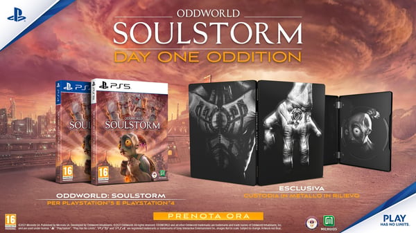 Miniatyrbillede 16 af 21: Microids Oddworld: Soulstorm Day One Edition Engelsk, Italiensk PlayStation 5