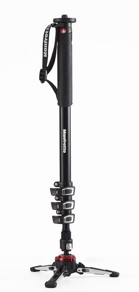 Manfrotto MVMXPROA4 enbensstativ för kamera 1/4, 3/8" Aluminium Svart