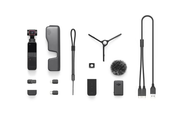 DJI Pocket 2 Creator Combo kardanled kamera 2K Ultra HD 64 MP Sort