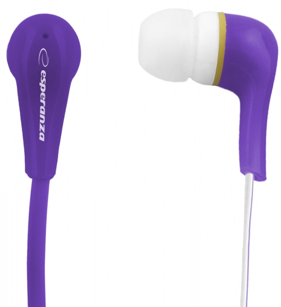 Esperanza EH146V hovedtelefoner/headset Ledningsført I ørerne Violet Esperanza EH146V hovedtelefoner/headset Ledningsført I ørerne Violet