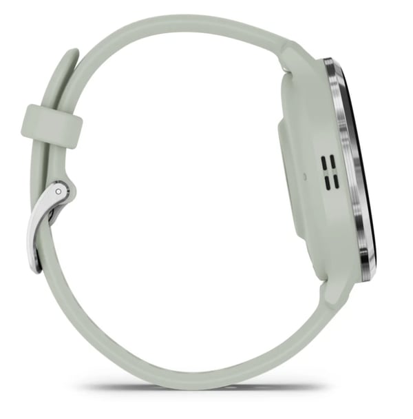 Pikkukuva 5 / 8: Garmin Venu 3S 3,05 cm (1.2") AMOLED 41 mm Digitaalinen 390 x 390 pikseliä Kosketusnäyttö Harmaa, Hopea Wi-Fi GPS (satelliitti)