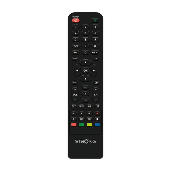 Strong SRT 7030 TV set-top boks Satellit HD Sort