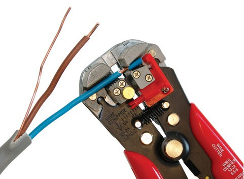 C.K Tools 495001 kabelstripper Sort, Rød, Sølv