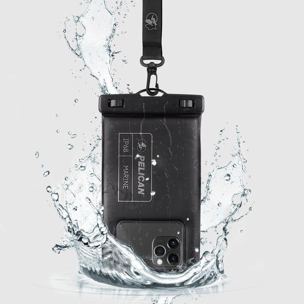 Case-mate Pelican Marine Waterproof Floating Pouch mobiltelefon etui Lommeetui Sort