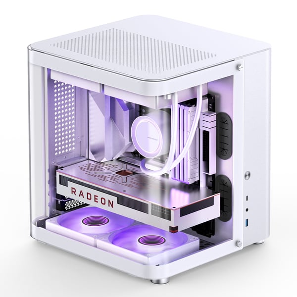 Miniatyrbild 7 av 22: Jonsbo TK-1 2.0 Mini Tower Vit