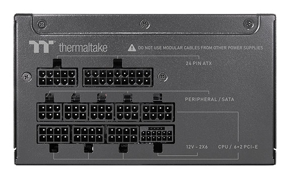 Miniatyrbillede 4 af 6: Thermaltake Toughpower Gt enhed til strømforsyning 750 W 24-pin ATX ATX Sort