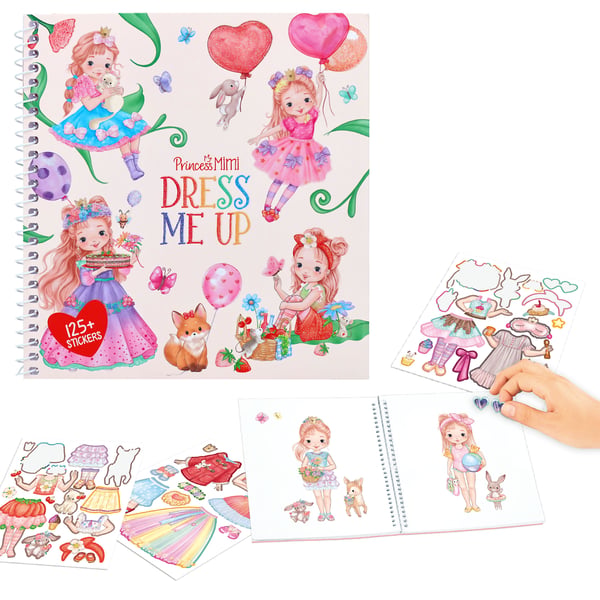 Princess Mimi Dress Me Up Stickersbog