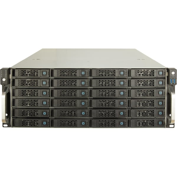 Miniatyrbillede 9 af 18: Inter-Tech 4U-4736 HDD kabinet Sort, Grå 2.5/3.5"