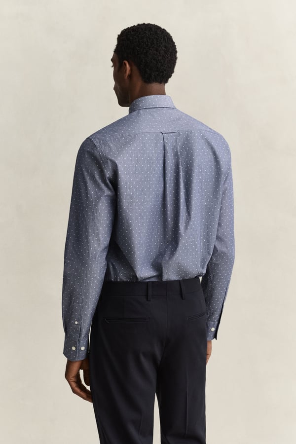 Gant 3263046-423 Skjorta Cut Away-krage Långärmad Bomull
