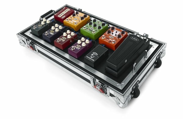 Gator Cases G-TOUR PEDALBOARD-LGW äänentoistolaitteiden suojakotelo Audioliitäntä Kova kotelo Alumiini, Puu Alumiini, Musta