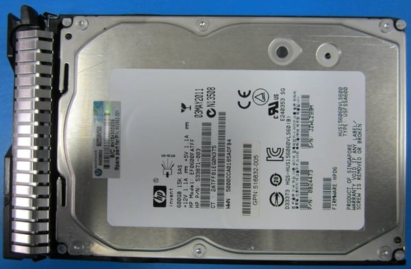 HPE 653952-001 interna hårddiskar 600 GB 15000 RPM 3.5" SAS