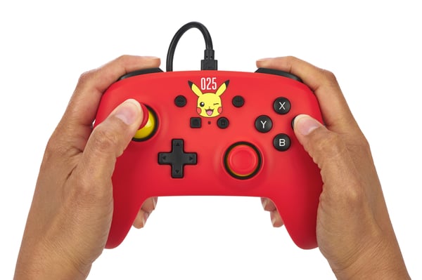 Miniatyrbillede 2 af 5: PowerA NSGP0200-01 spil-controller Rød USB Gamepad Analog Nintendo Switch, Nintendo Switch OLED