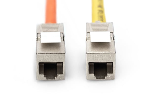 DIGITUS CAT 6A Keystone-modul, skærmet med intelligent kabelstyring