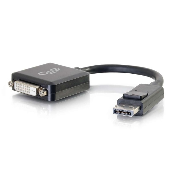 Miniatyrbillede 1 af 3: C2G 54321 videokabel adapter 0,2 m DisplayPort DVI-D Sort