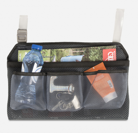 Miniatyrbillede 8 af 11: Crespo Hanging Storage Organizers Polyester Grå