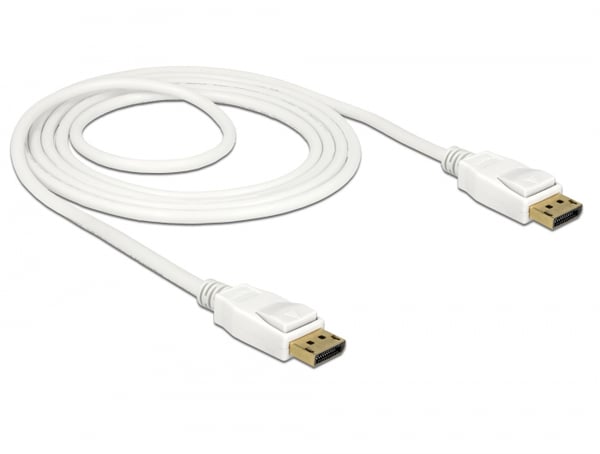 DeLOCK 85509 DisplayPort kabel 1,5 m Hvid