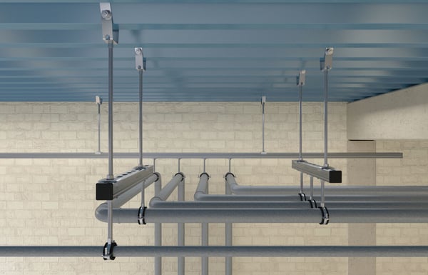 Miniatyrbillede 2 af 2: Fischer 64094 VVS bøjle & klemme Klemme til ventilationskanal