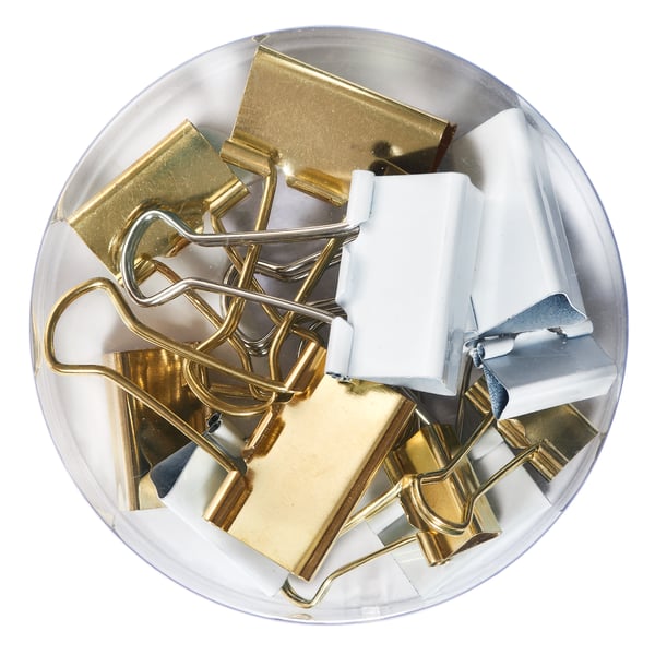 Herlitz Pure Glam papirklemme Metal 12 stk
