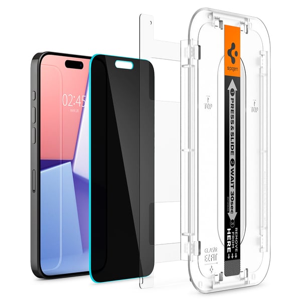 Pikkukuva 2 / 4: Spigen AGL06874 Matkapuhelimen näyttö- ja taustasuoja Kirkas näytönsuoja Apple 1 kpl