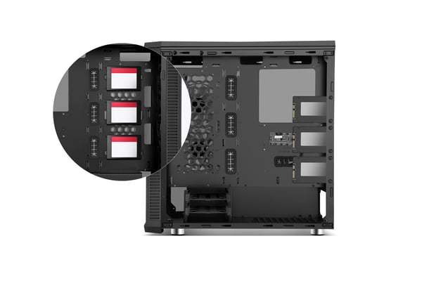 Miniatyrbillede 25 af 33: NOX Hummer TGX Tower Sort