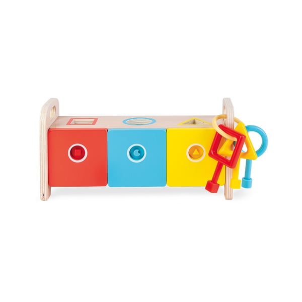 Miniatyrbild 4 av 9: JANOD Essentiel - Shape Sorter Box with Keys