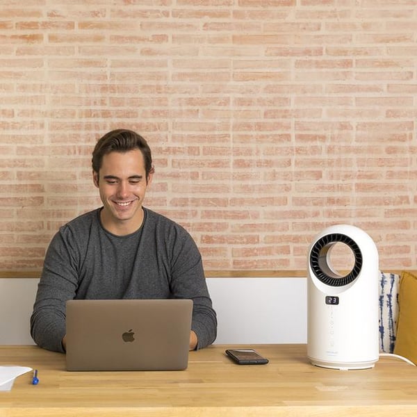 Cecotec Readywarm 8200 Bladeless Indendørs Sort, Hvid 1500 W Blæser med elektrisk områdevarmer