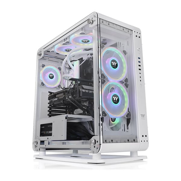 Miniatyrbild 1 av 6: Thermaltake Core P6 Tempered Glass Snow Mid Tower Midi Tower Vit