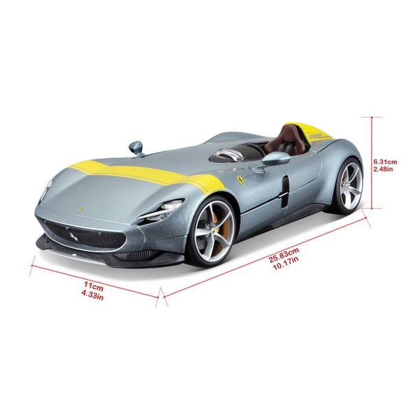 BBURAGO Ferrari Monza SP1 1:18 Modellsuperbil Förmonterad