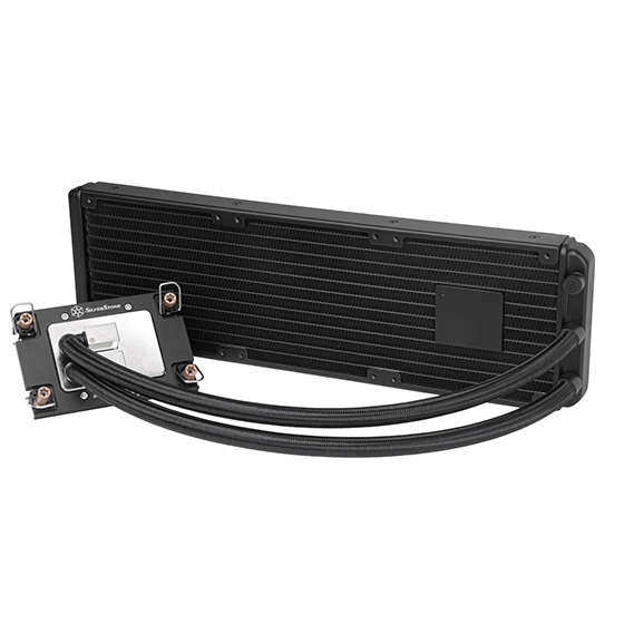 Pikkukuva 4 / 7: Silverstone SST-XE360-4677 Tietokoneen jäähdytysjärjestelmä Suoritin All-in-one-nesteenjäähdytin 12 cm Musta 1 kpl