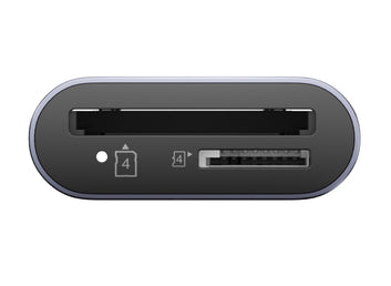 UNITEK R1018E01 kortinlukija USB 3.2 Gen 1 (3.1 Gen 1) Type-C Tummanharmaa