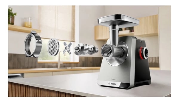Miniatyrbild 3 av 12: Bosch Serie 8 MFWS820M köttkvarn 2500 W Rostfritt stål