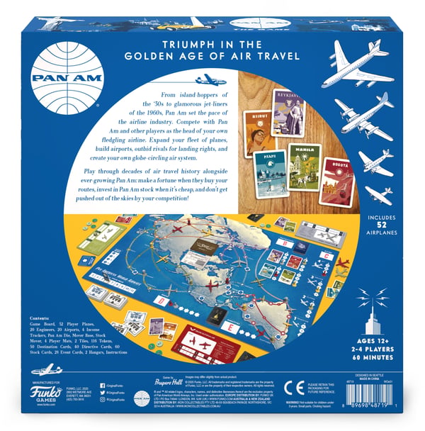 FUNKO Pan Am 60 min. Brætspil Strategi