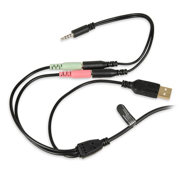 iBox X3 Headset Kabel Huvudband Spela USB Type-A Svart