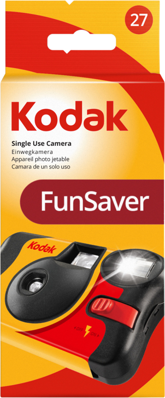 Kodak FunSaver Camera Kompakt filmkamera 35 mm Svart, Röd, Gul