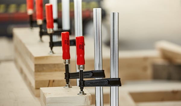 BESSEY TKPN150BE klämmor och tvingar F-tving 150 cm Aluminium, Svart, Röd