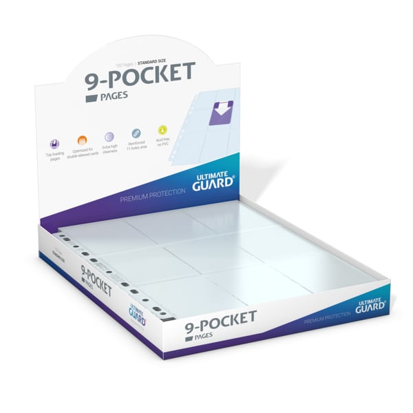 ULTIMATE GUARD 9-Pocket Pages Kort album