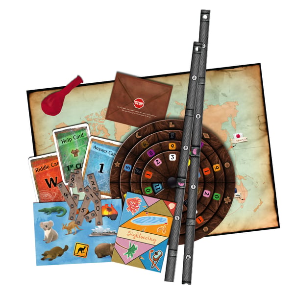 Pikkukuva 3 / 5: Thames & Kosmos EXIT: The Game - The Professor's Last Riddle Lautapeli Salapoliisi