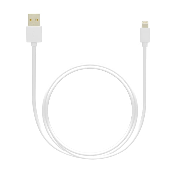 Grab ‘n Go GNG-107 Lightning kabel 1 m Hvid