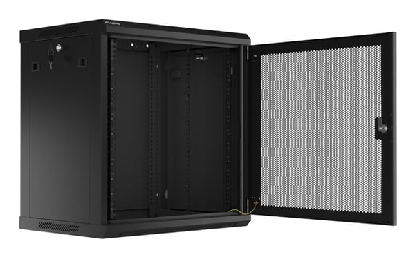 Lanberg WF01-6412-23B rack 12U Väggmonterad rack Svart