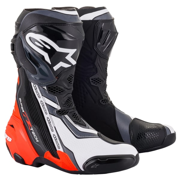 Alpinestars 2220021-1329-42 Motorcykelkänga Hankoppling Vuxen Svart, Grå, Röd, Vit