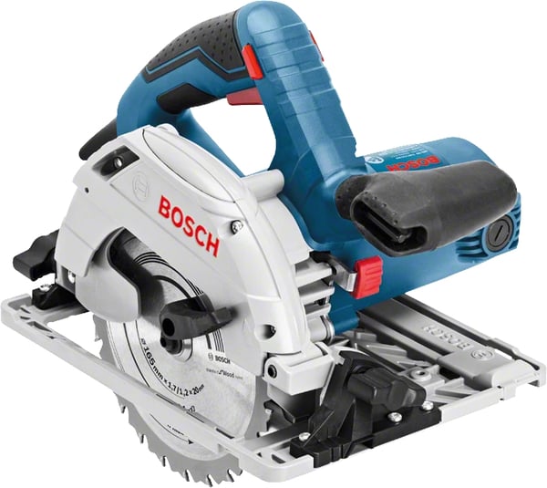 Miniatyrbillede 2 af 3: Bosch GKS 55+ GCE + FSN 1400 16,5 cm Sort, Blå 4700 rpm 1350 W