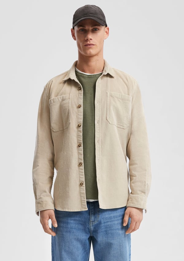s.Oliver 2170384.8148.XXL skjorte & top Overtrøje Point collar Bomuld
