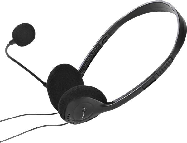 Vivanco VVHEADWORKMATEK hovedtelefoner/headset Ledningsført Opkald/musik Sort
